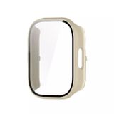 Microcase Xiaomi Redmi Watch 5 Lite için Ekran Korumalı Sert Rubber Kılıf - AL3173 (Yeşil)