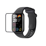 Microcase Xıaomi Smart Band 8 Pro Tam Kaplayan Kavisli Ekran Koruyucu 3D Pet Film - Siyah AL3385
