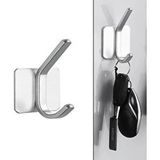 Microcase Yapışkanlı Metal Banyo Mutfak Eşya Havlu Vb. Ürün Askılığı -AL4618 1 Adet - Gümüş