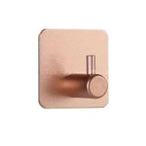 Microcase Yapışkanlı Metal Banyo Mutfak Eşya Havlu Vb. Ürün Askılığı Siyah -AL4619 1 Adet (Pembe)