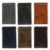 Microcase YB Collection Otomatik Mekanizmalı Kutulu Rfid Korumalı Para ve Kartlık Bölmeli Deri Cüzdan - AL3639 (Taba)