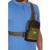 Microcase YB Collection Unisex Body Bag Su Geçirmez Kumaş Çapraz Omuz Göğüs Çantası Yeşil AL3873