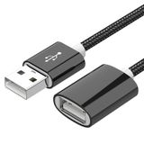 Microcase Yüksek Hızlı USB 2.0 Örgülü Uzatma Kablosu - 100 cm AL2861