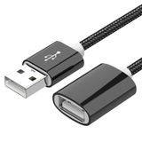 Microcase Yüksek Hızlı USB 2.0 Örgülü Uzatma Kablosu - 50 cm AL2860