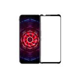 Microcase ZTE Nubia Red Magic 3-3S Tam Kaplayan Çerçeveli Tempered Ekran Koruyucu -Siyah