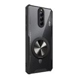 Microcase ZTE Nubia Red Magic 8 Pro ile Uyumlu Manyetik Mıknatıslı Yüzük Standlı Kılıf-AL5125