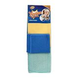 Microfiber Güderi-waffle-welsoft Cam Ve Temizlik Bezi 3'ü Bir Arada 40x40 Cm Sarı