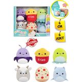 Micromallows Squishmallows Mini Yumuşak Peluş Oyuncak 6 Lı Figür Seti - 6 cm - Model - 4
