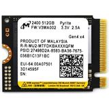 Micron 2400A 512GB M.2 2230 Nvme SSD - Yok