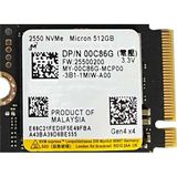 Micron 2550 512GB 22X30 M.2 Nvme SSD - Yok