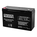 Micron 6V 12 Ah Kuru Bakımsız Akü Mıcron Marka Üretim Yılı: 2019
