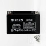 Micron Mikron 12V 7AH Ytx Yatık Akü