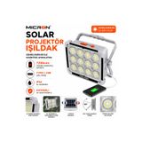 Micron Solar Projektör Işıldak Güneş Enerjili LED Kamp Lambası – Type-C Şarjlı IP66 Su Geçirmez