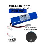 Micron Tefal RR76OF0 X-Plorer Serie 75 Robot Süpürge Için 14.4V 2600MAH Robot Süpürge Pili Bataryası