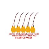 Micron Vestel Faz-2 Akıllı Tahta Kablolu Soketli Bios Pili 5 Adet