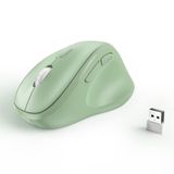 MICROPACK Digitally Yours Ergonomik Kablosuz Fare 2024 Yeni, PC Bilgisayar, Dizüstü Bilgisayar ve Masaüstü için USB Alıcılı Daha Küçük Ergo Fare, Sessiz Tıklamalı Dikey Fare, 1600 DPI'ya Kadar Uzun Pil Ömrü, Yeşil