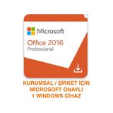 Mıcrosoft Office 2016 Professional 1 Cihaz ( Kurumsal / Şirket / Ticari)