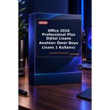 Microsoft Office 2016 Professional Plus Dijital Lisans Anahtarı Ömür Boyu Lisans 1 Kullanıcı