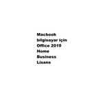 MICROSOFT Office 2019 Home Business Lisans