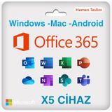 Microsoft Office 365 / 5 Cihaz 1 Yıl Abonelik Hesabı