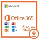 Microsoft Office 365 Aile 1 Yıl | 5 Kullanıcı | Windows, Mac, Android, Ios | Orijinal Dijital Lisans