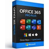 Microsoft Office 365 Pro Plus 2025 Lisans Üyeliği - 1 Yıl Süreli Kullanıcı İçin Word, Excel, Outlook, Powerpoint, Onenote