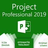 Microsoft Project Professional 2019 Bireysel Dijital Lisans