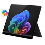 Microsoft Surface Pro 2'si 1 Arada Dizüstü/Tablet (2024), Windows 11 Yardımcı Pilot+ PC, 13 inç Dokunmatik OLED Ekran, Snapdragon X Elite (12 Çekirdek), 16GB RAM, 256GB Depolama, Siyah, Amazon