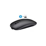 Microsoft Surface Tüm Model Tablet İçin Uyumlu Bluetooth Şarjlı 2.4Ghz Kablosuz Mouse Sessiz Tıklama Siyah