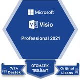 Microsoft Visio Professional 2021 Kurumsal Dijital Lisans