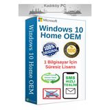 Mıcrosoft Windows 10 Home Oem Lisans - 1 Pc - Süresiz - Sms Teslim
