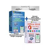 Mıcrosoft Windows 10/11 Home Single Language Etkinleştirme Lisans Süresiz-Artı-Office 2019 Pp Lisans Süresiz