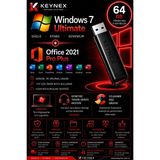 Microsoft Windows 7 Ultimate Orijinal Lisans + Office 2021 Professional Plus + 64 GB USB Kurulum Seti | Freedos Uyumlu