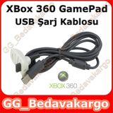 Microsoft XBox 360 Joystick USB Şarj Kablosu
