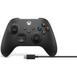 Microsoft Xbox Wireless Controller (EP2-29944) - Siyah ve Type- C Kablo