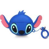 Microsonic 4.nesil / Anc Kılıf Cartoon Figürlü Silikon Crtn-Fgr-Stch-Mvi - Mavi - Pembe - AirPods 4