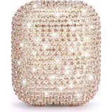 Microsonic Air-Podss 1. Nesil / 2. Nesil Kılıf Diamond Swarovski Görünümlü Taşlı Rose Gold - AirPods 1 / 2