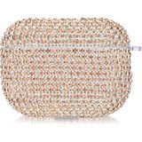 Microsonic Air-Podss 3. Nesil Kılıf Diamond Swarovski Görünümlü Taşlı Rose Gold - AirPods 3
