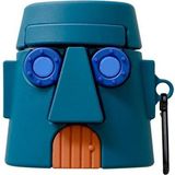 Microsonic AirPods 1. Nesil / 2. Nesil Kılıf Cartoon Figürlü Silikon Crtn-Fgr-Sqdwrd-Hse - Koyu Mavi - AirPods 1 / 2