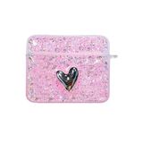 Microsonic AirPods 3. Nesil için Kılıf Glitter Shiny Pembe [AirPods 3 ile Uyumlu Kılıf - Pembe]