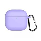 Microsonic AirPods 4 Kılıf Askılı Mat Silikon Lila [AirPods 4 ile Uyumlu Kılıf - Lila]