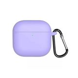 Microsonic Airpods 4 Kılıf Askılı Mat Silikon Lila