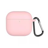 Microsonic AirPods 4 Kılıf Askılı Mat Silikon Pembe [AirPods 4 ile Uyumlu Kılıf - Pembe]