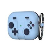 Microsonic Airpods 4 Kılıf Cartoon Figürlü Silikon Retro Gameboy Mavi