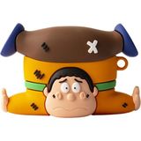 Microsonic Airpods 4.nesil / Anc Kılıf Cartoon Figürlü Silikon Crtn-fgr-trs-adm Rustik Kahve