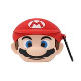 Microsonic Airpods 4.Nesil/ANC Kılıf Cartoon Figürlü Silikon Crtn-Fgr-Spr-Mro [AirPods 4 ile Uyumlu Kılıf - Mat Kırmızı]