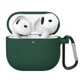 Microsonic Airpods 4.Nesil/ANC Liquid Silicone Lansman Koyu Yeşil [AirPods 4 ile Uyumlu Kılıf - Koyu Yeşil]