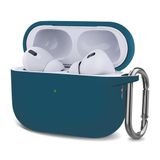 Microsonic AirPods Pro 2.Nesil için Kılıf Askılı Mat Silikon Koyu Mavi [AirPods Pro 2. Nesil ile Uyumlu Kılıf - Koyu Mavi]