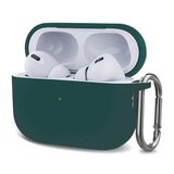 Microsonic AirPods Pro 2.Nesil için Kılıf Askılı Mat Silikon Koyu Yeşil [AirPods Pro 2. Nesil ile Uyumlu Kılıf - Koyu Yeşil]