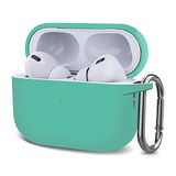 Microsonic AirPods Pro 2.Nesil için Kılıf Askılı Mat Silikon Mint Yeşili [AirPods Pro 2. Nesil ile Uyumlu Kılıf - Mint]